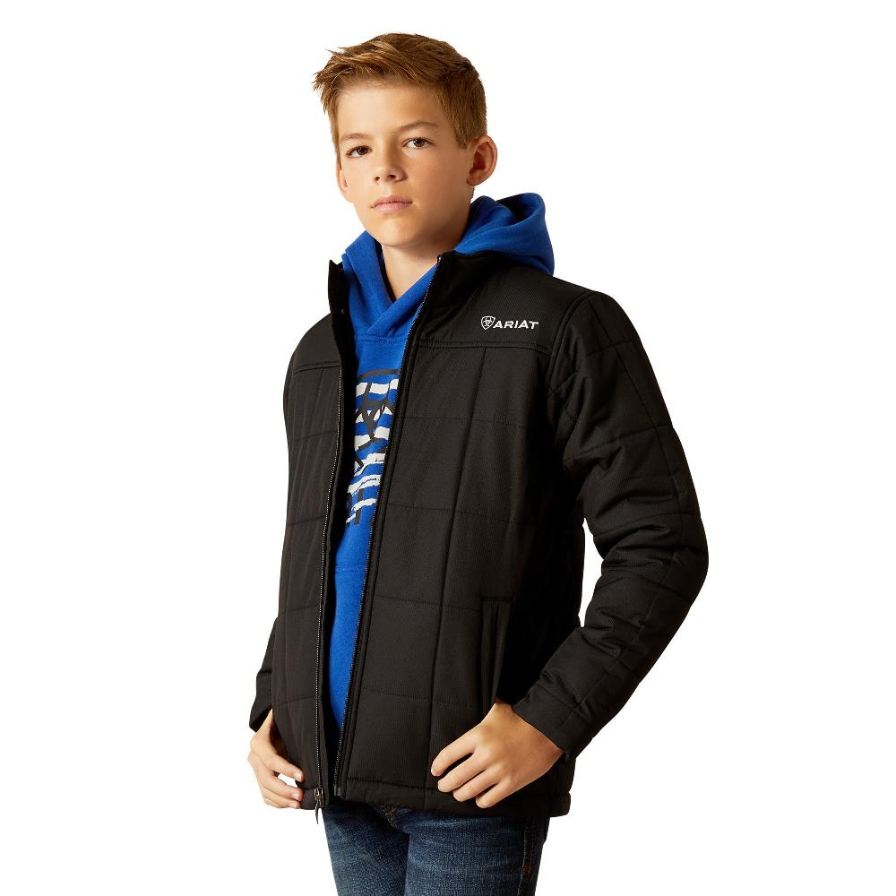 le bos Ariat Black Crius Insulated Boy's Jacket 10051984