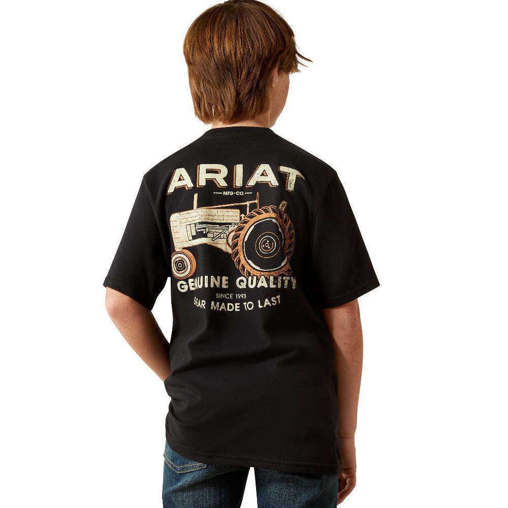 le bos Ariat Black Gramps Tractor Boys' T-Shirt 10062408