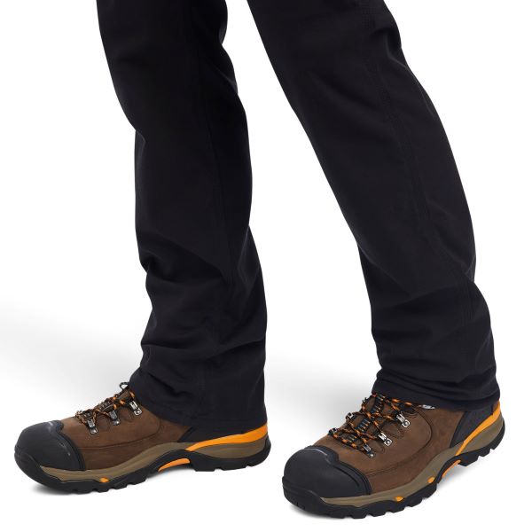 Le Bos Ariat Black Rebar M4 Relaxed DuraStretch Made Tough Men's Stackable Straight Leg Pants 10041083