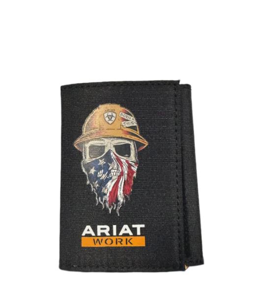 le bos Ariat Black Trifold Style Work Men's Wallet A3401701