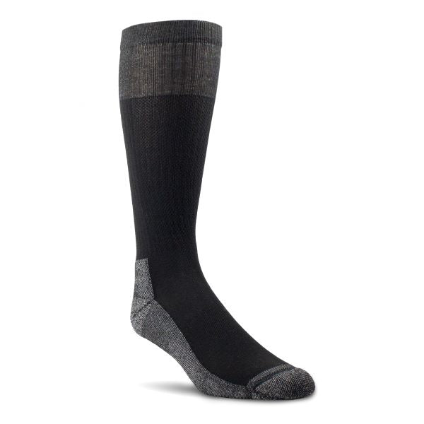 le bos Ariat Black VentTEK Over The Calf Western Boot Sock 2 Pair Pack 2728-002