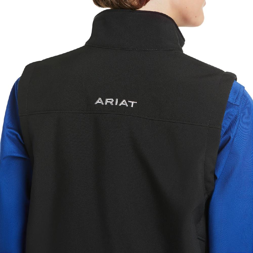 Le Bos Ariat Black Vernon 2.0 Boys Softshell Vest 10024058