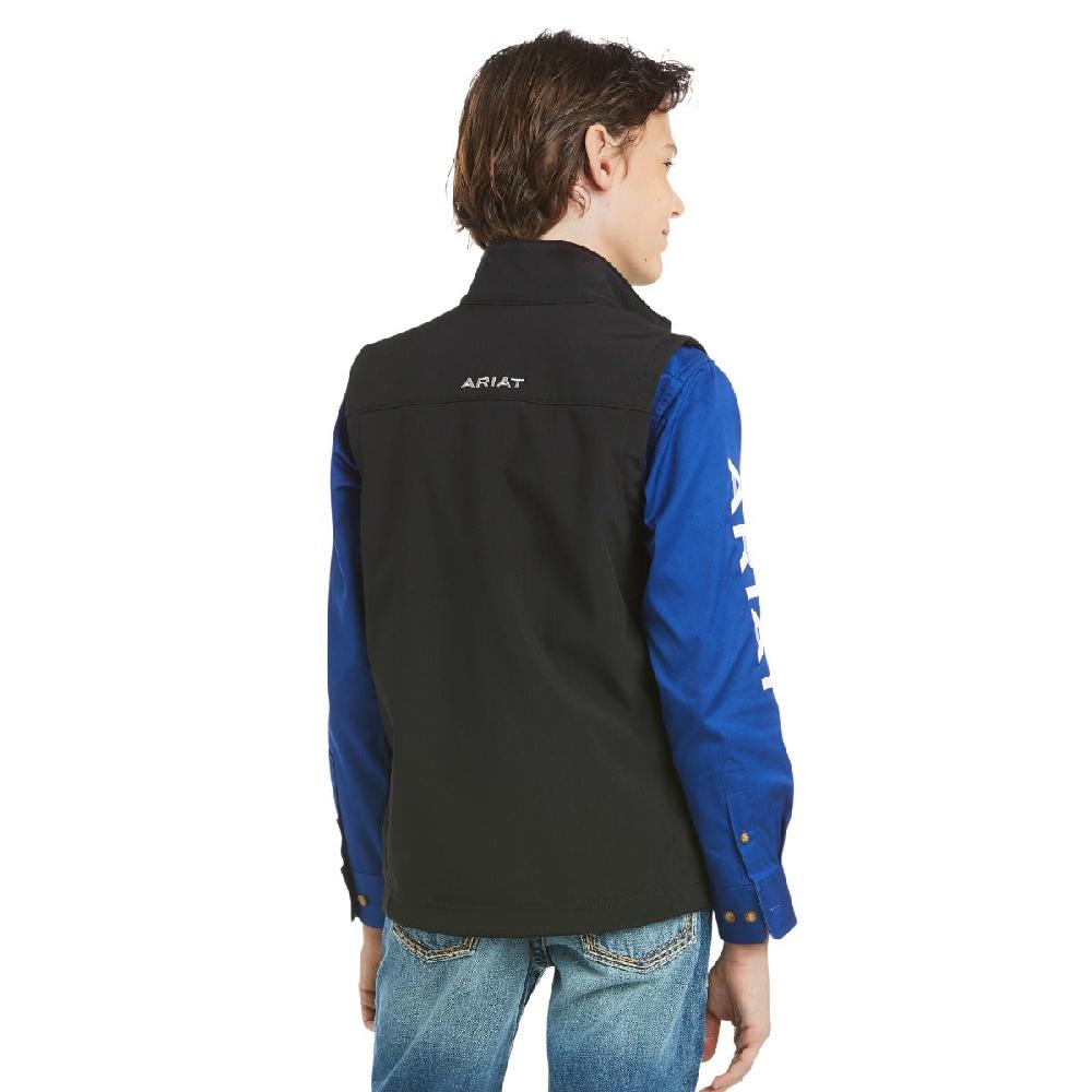 Le Bos Ariat Black Vernon 2.0 Boys Softshell Vest 10024058