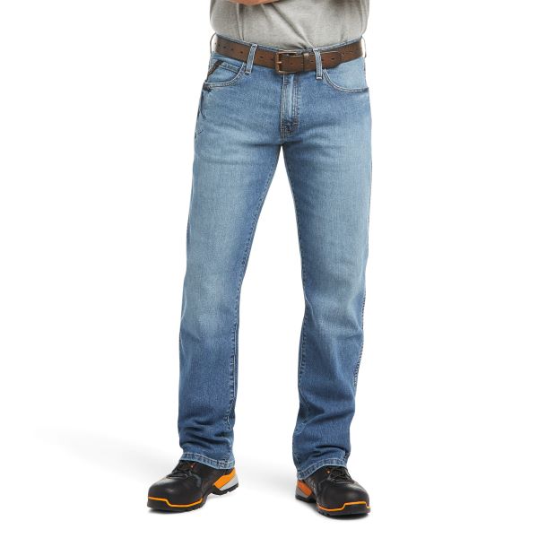 Le Bos Ariat Blue Haze Rebar M4 Relaxed DuraStretch Basic Boot Cut Jean 10021854