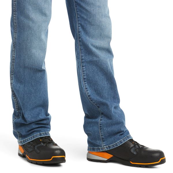 Le Bos Ariat Blue Haze Rebar M4 Relaxed DuraStretch Basic Boot Cut Jean 10021854