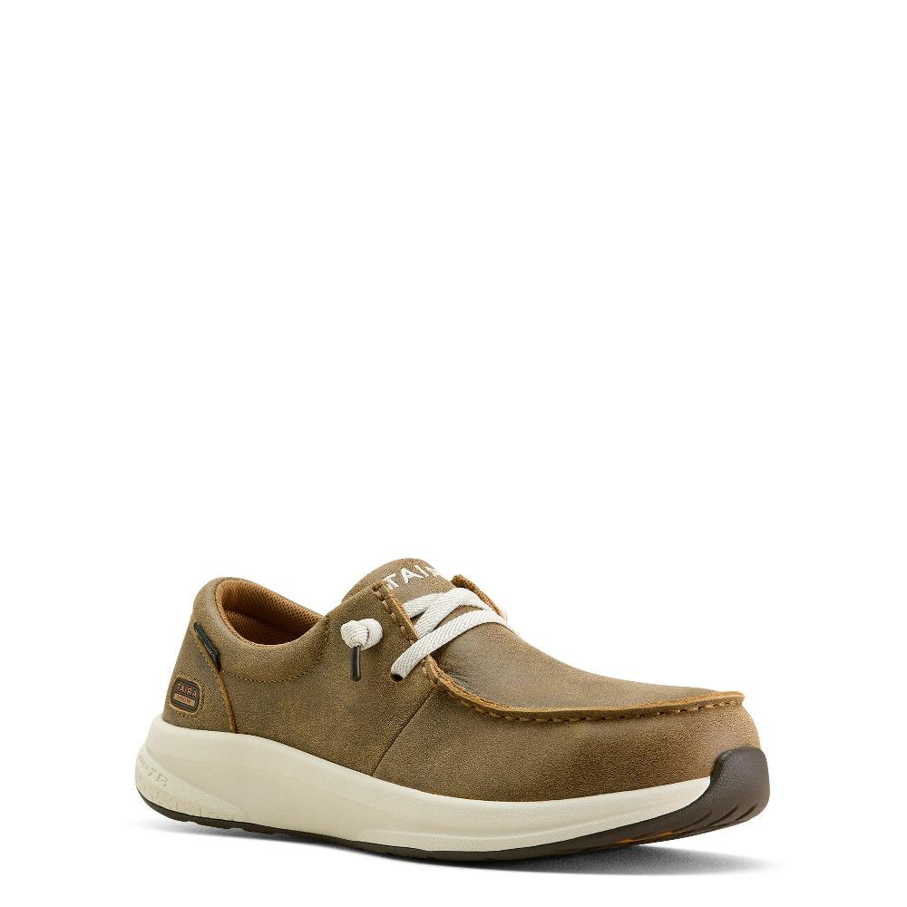 le bos Ariat Brown Bomber Buckeye Women's Steel Toe Work Shoes 10064035