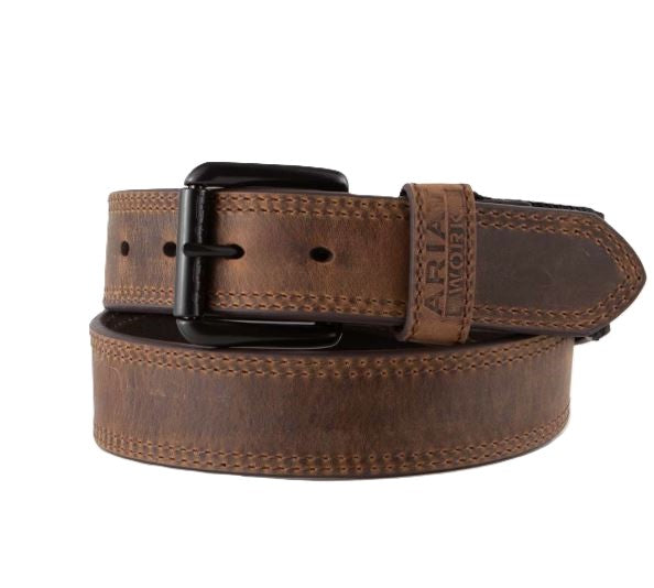 le bos Ariat Brown Men's Work Belt with Heavy Duty Elastic Insert A1700602