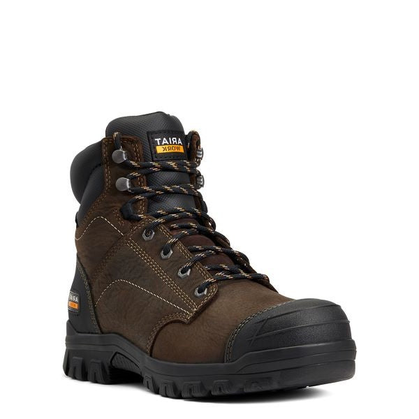 le bos Ariat Dark Brown Treadfast 6 inch Waterproof Steel Toe Womens Work Boot 10040405