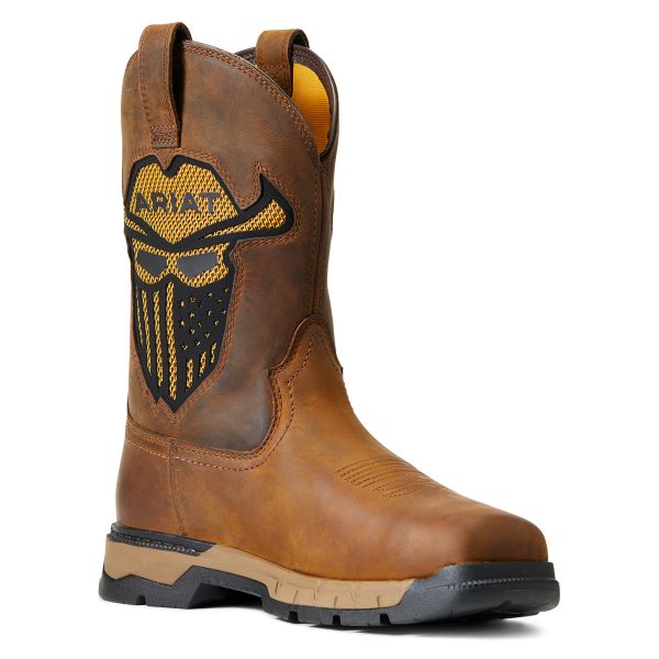 Le Bos Ariat Dark Earth Rebar Flex Western VentTEK Incognito Soft Toe Work Boot 10040436