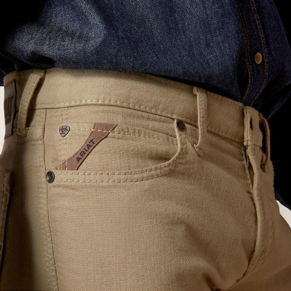 Le Bos Ariat Dark Khaki M7 Grizzly Straight Men's Jeans 10044369