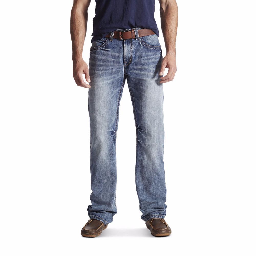 le bos Ariat Denim M4 Coltrane Durango Mens Low Rise Relaxed Fit Fashion Boot Cut Jeans 10017511