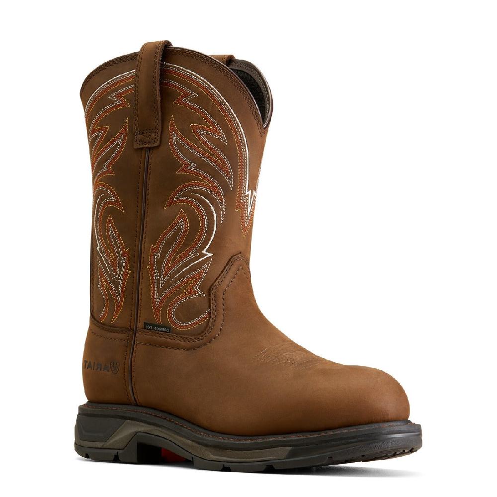 le bos Ariat Distressed Brown Workhog XT Men's Carbon Toe Work Boots 10045437