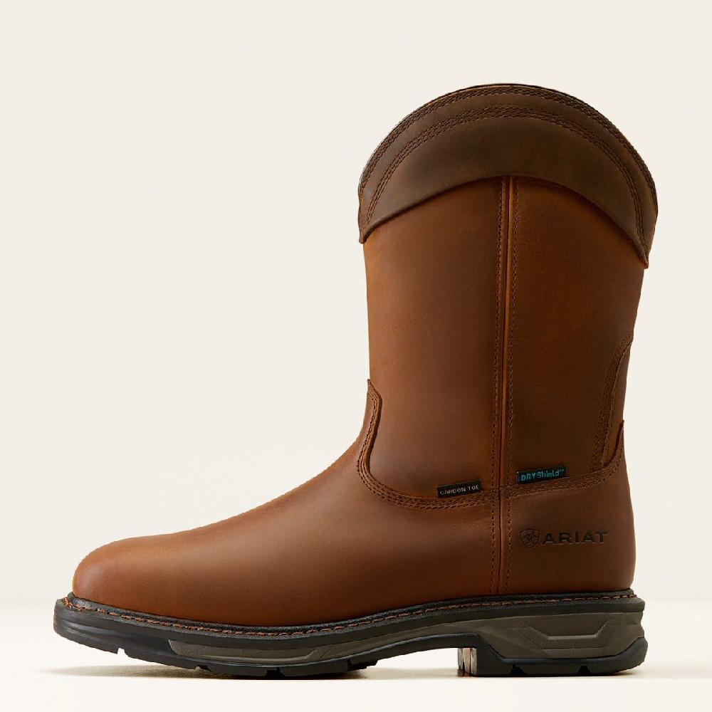 Le Bos Ariat Distressed Brown Workhog XT Wellington Waterproof Carbon Toe Men's Work Boot 10050833