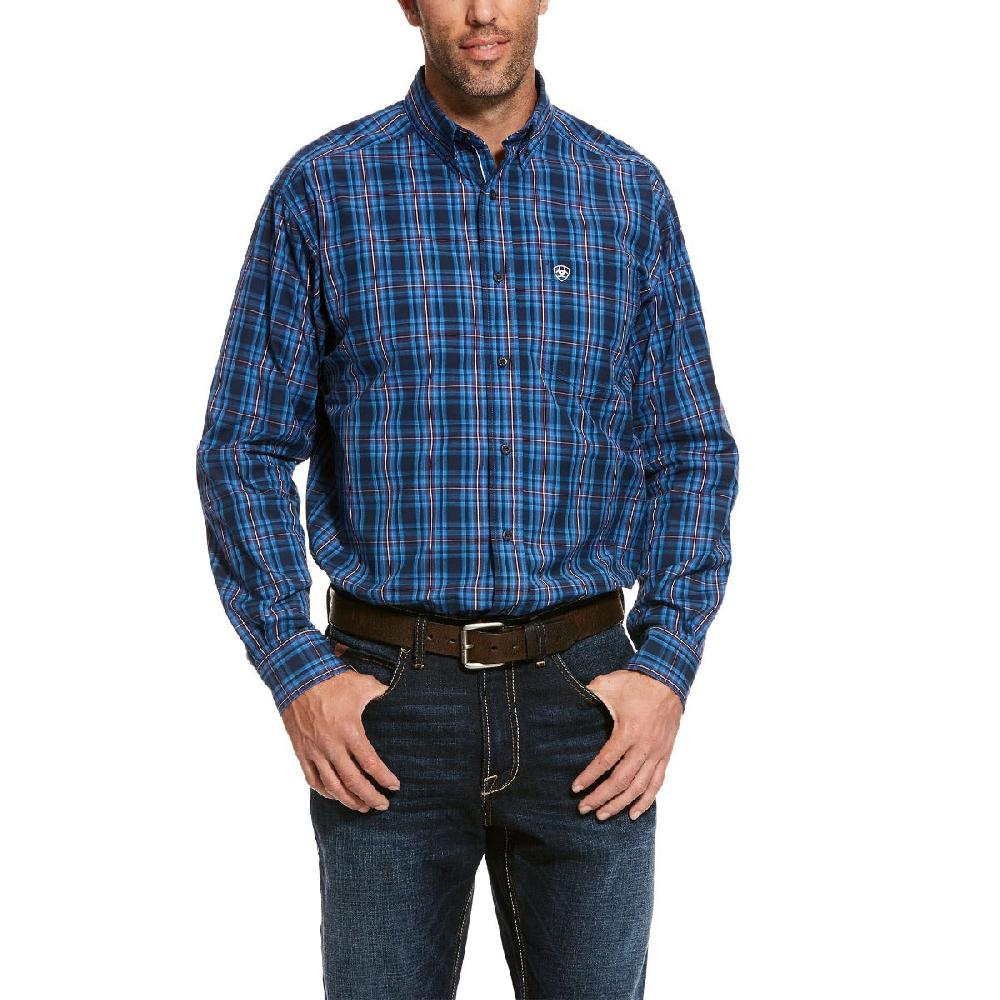 le bos Ariat Dress Blue Pro Series Thorne Classic Fit Mens Shirt 10028202