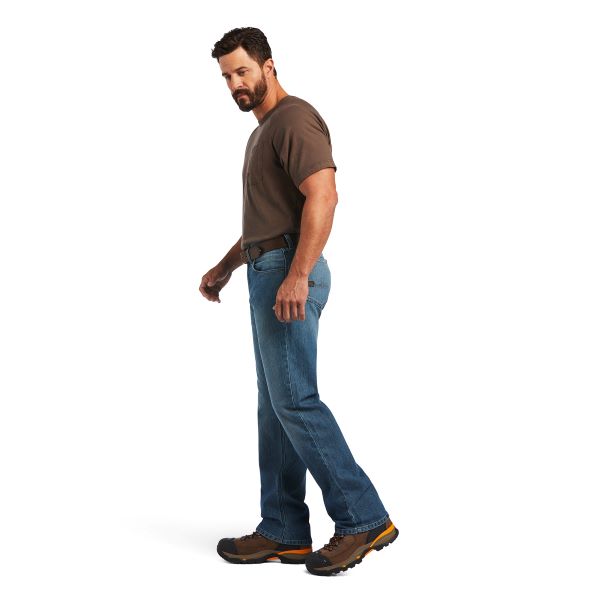 Le Bos Ariat Edgewood Rebar M5 Straight DuraStretch Basic Stackable Straight Leg Jean 10039288