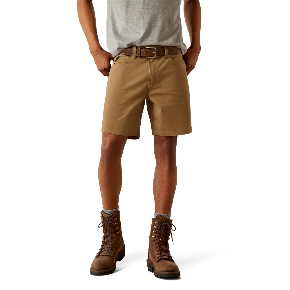 le bos Ariat Field Khaki Rebar DuraStretch Made Tough 8 inch Men's Shorts 10058730