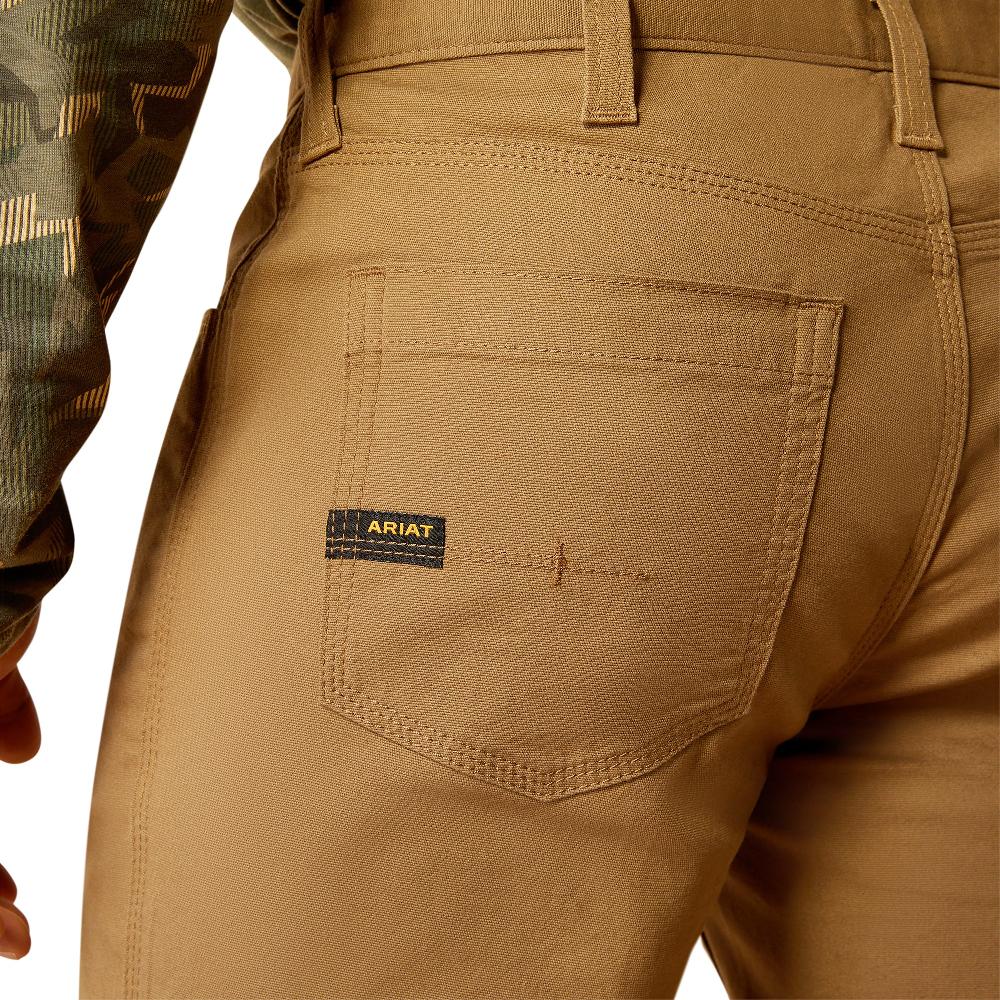 le bos Ariat Field Khaki Rebar M5 Straight DuraStretch Made Tough Men's Pants 10051859