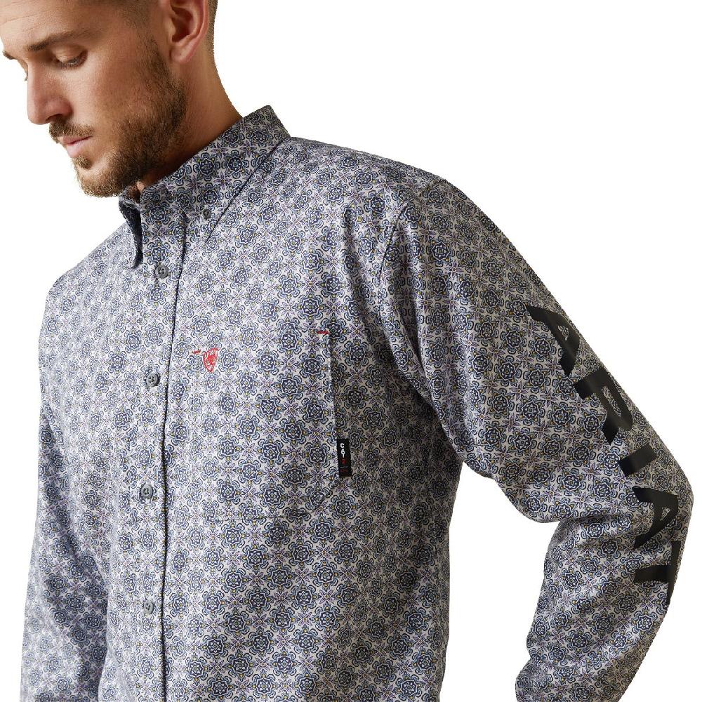 Le Bos Ariat FR Amato Logo Men's Stretch Work Shirt 10043750