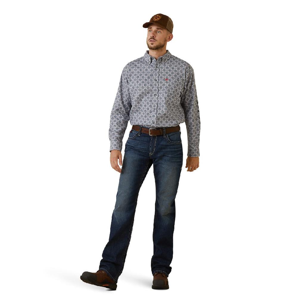 Le Bos Ariat FR Amato Logo Men's Stretch Work Shirt 10043750