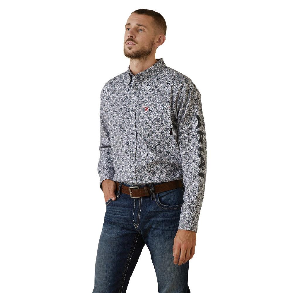 le bos Ariat FR Amato Logo Men's Stretch Work Shirt 10043750