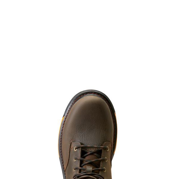 Le Bos Ariat Iron Coffee Big Rig 6 Inch H2O Soft Toe (no Safety Toe) Men's Round Toe Work Boots 10042551