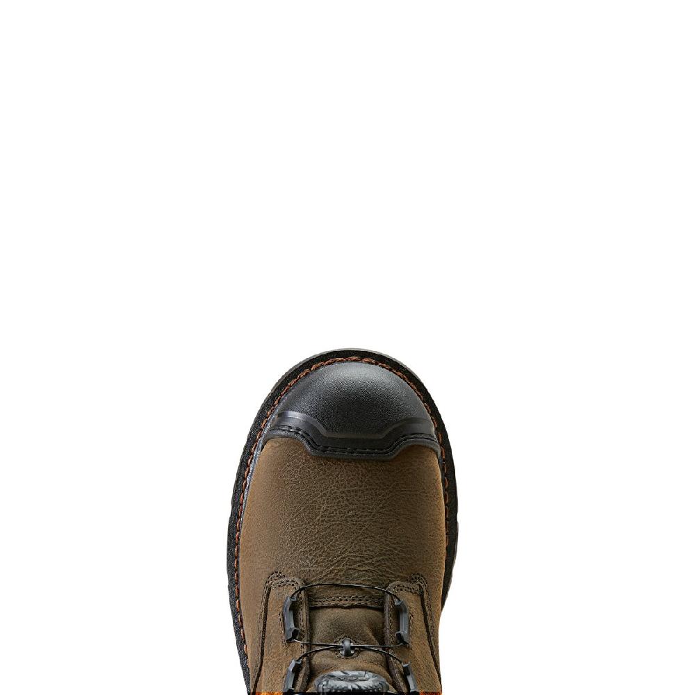 Le Bos Ariat Iron Coffee Stump Jumper Men's 6 Inch BOA Waterproof Composite Toe Work Boots 10048060
