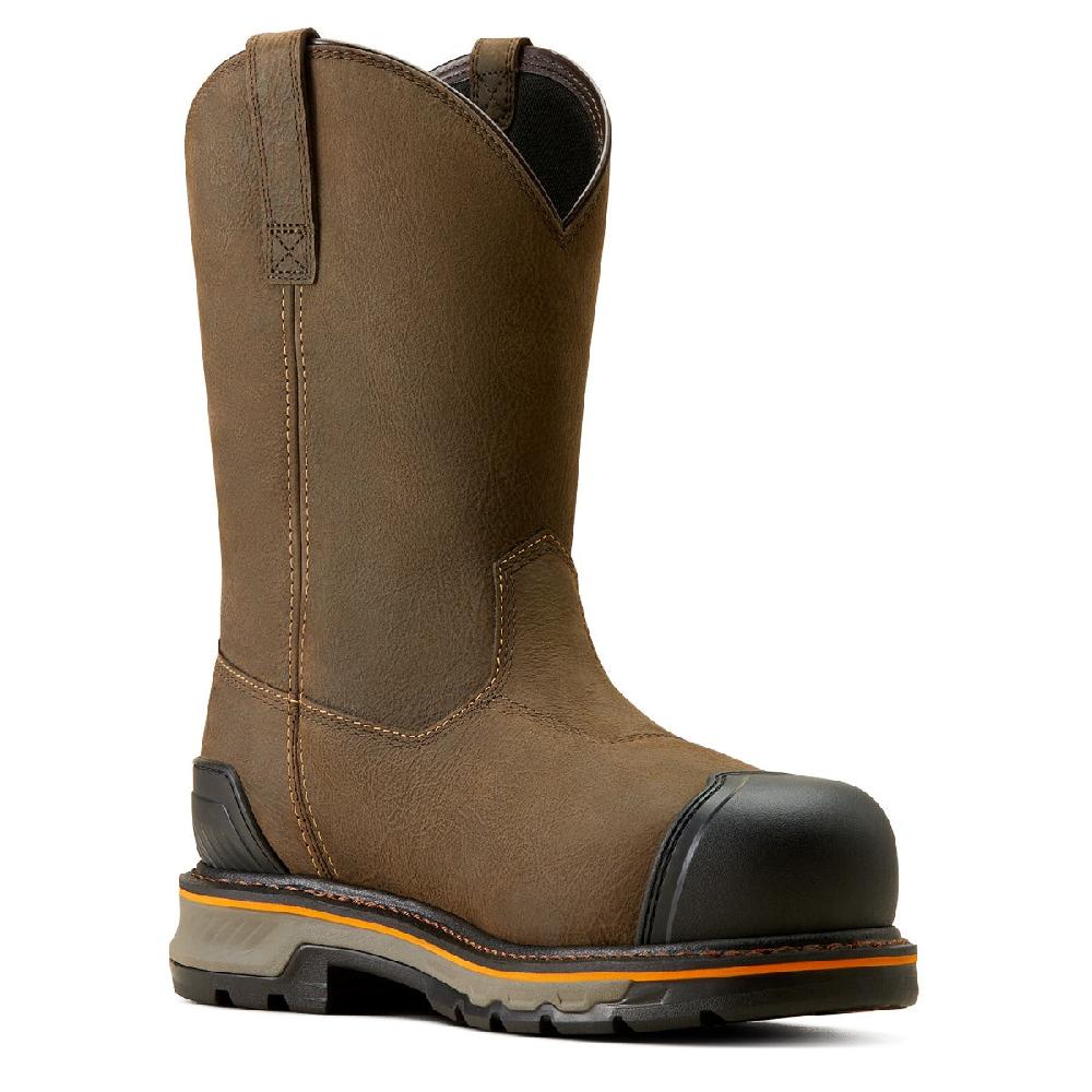 Le Bos Ariat Iron Coffee Stump Jumper Men's Pull-On BOA Waterproof Composite Toe Work Boot 10048061