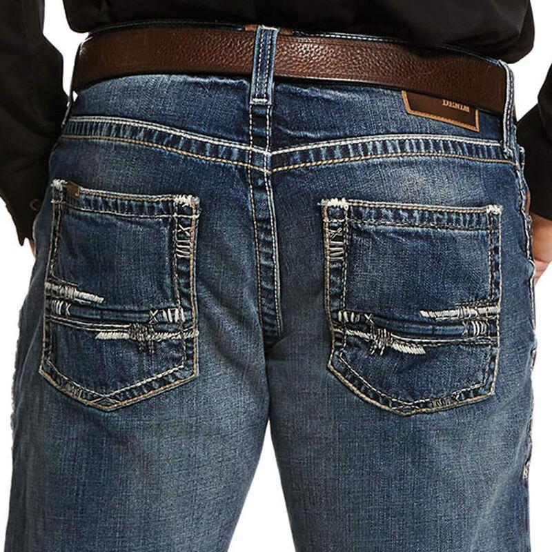 Le Bos Ariat Lennox M5 Slim Stretch Adkins Stackable Striaght Leg Mens Jeans 10030275