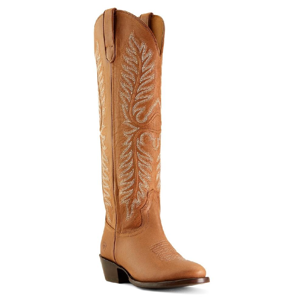 le bos Ariat Light Acorn Belle Stretchfit Women's 18 inch R Toe Western Boots 10051000