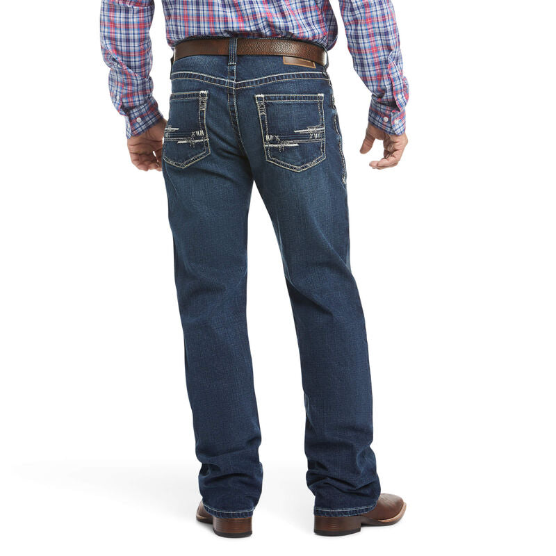 Le Bos Ariat M4 Low Rise Stretch Adkins Mens Boot Cut Jeans 10021767