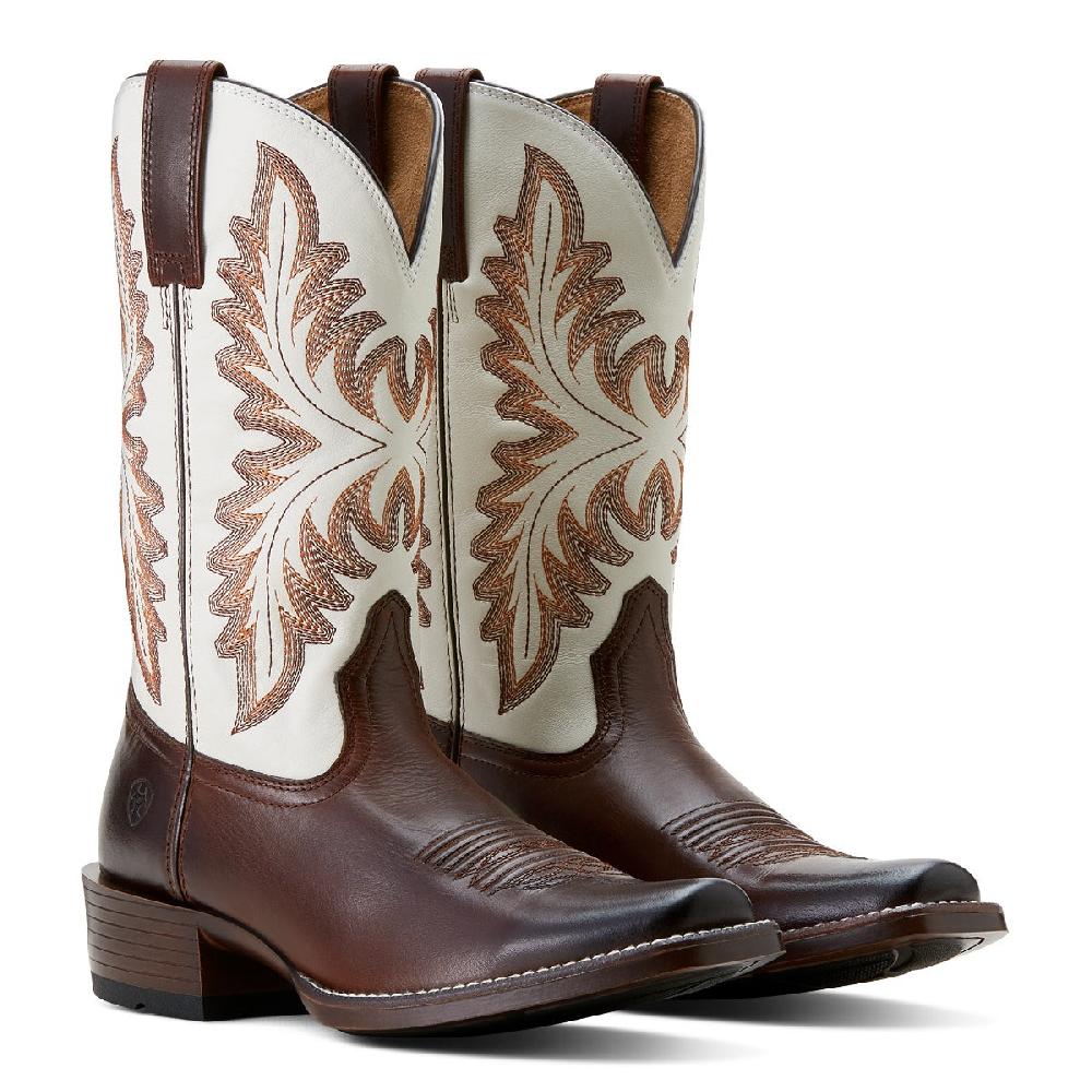 le bos Ariat Mahogany/Crema Renegade Men's Cowboy Boots 10053762