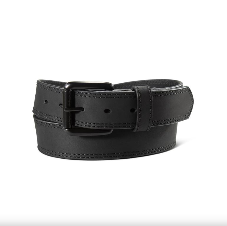 le bos Ariat Men's Black Work Belt With Double Stitch Edges A1700401
