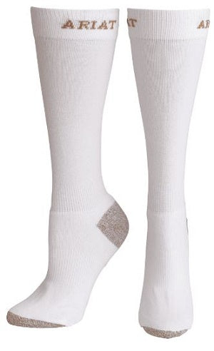 le bos Ariat Men's White Heavy Duty Sport Socks A10002639 WHT