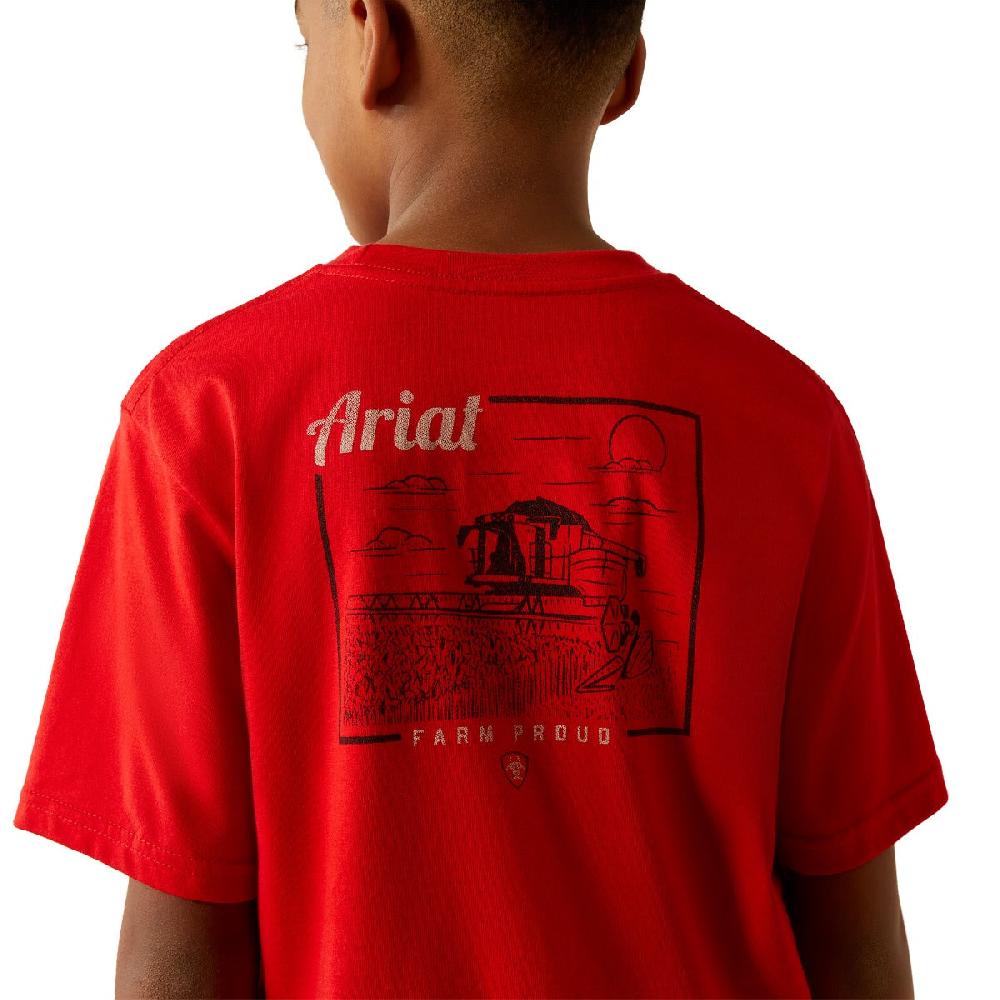 le bos Ariat Redline Proud Farmer Kids' Short Sleeve T-Shirt 10054749