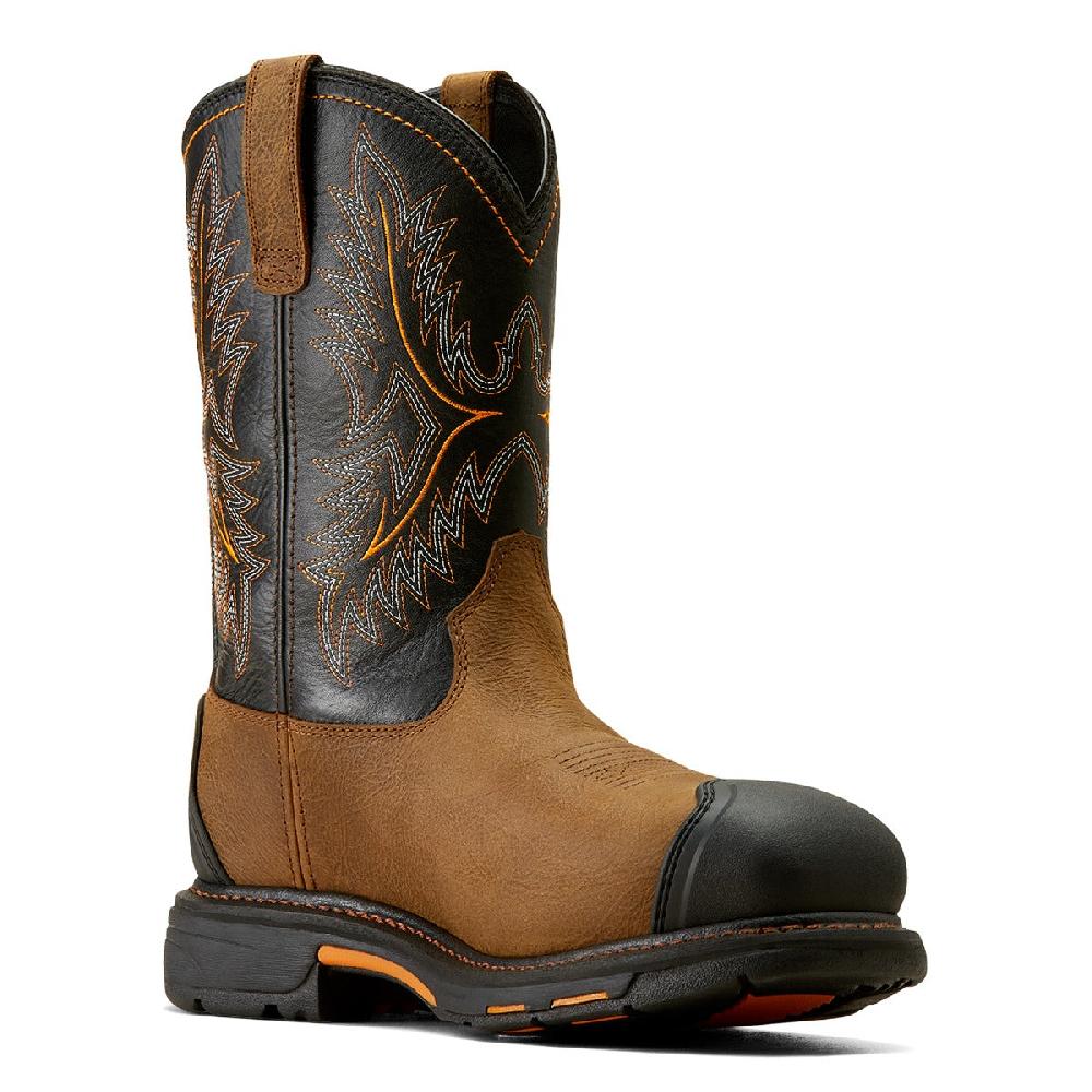 Le Bos Ariat Rye Brown/Black WorkHog CSA XTR Men's Waterproof Composite Toe Work Boots 10042491