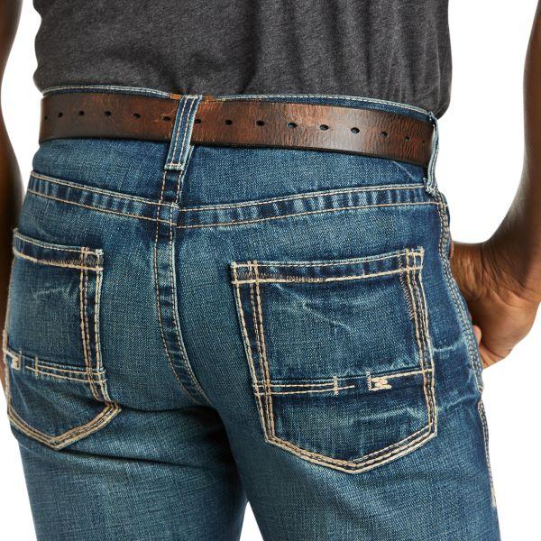 Le Bos Ariat Silverton M7 Rocker Stretch Coltrane Stackable Straight Leg Men's Jeans 10027748
