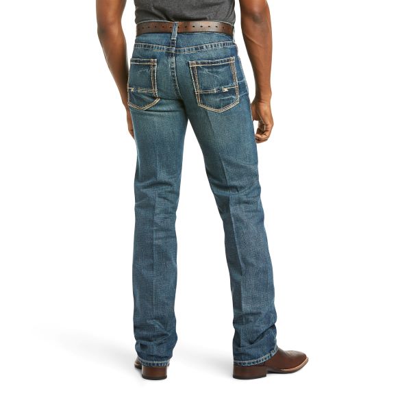 Le Bos Ariat Silverton M7 Rocker Stretch Coltrane Stackable Straight Leg Men's Jeans 10027748
