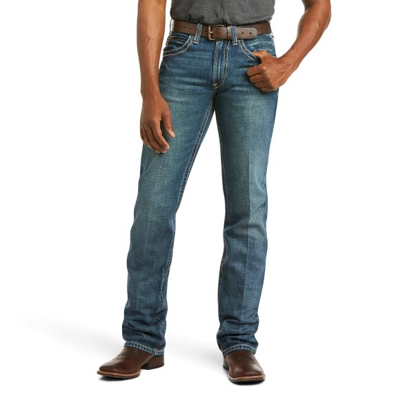 Le Bos Ariat Silverton M7 Rocker Stretch Coltrane Stackable Straight Leg Men's Jeans 10027748