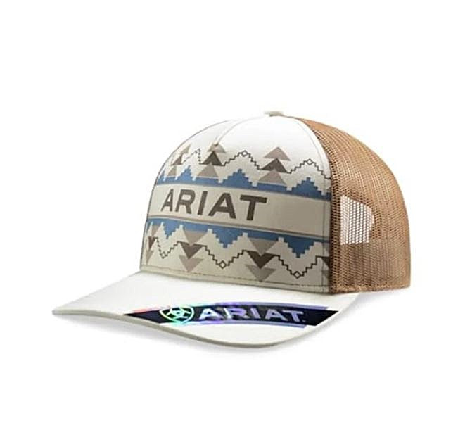 le bos Ariat Southwest Pattern/Khaki Women's 5 Panel Snapback Cap A3000933146