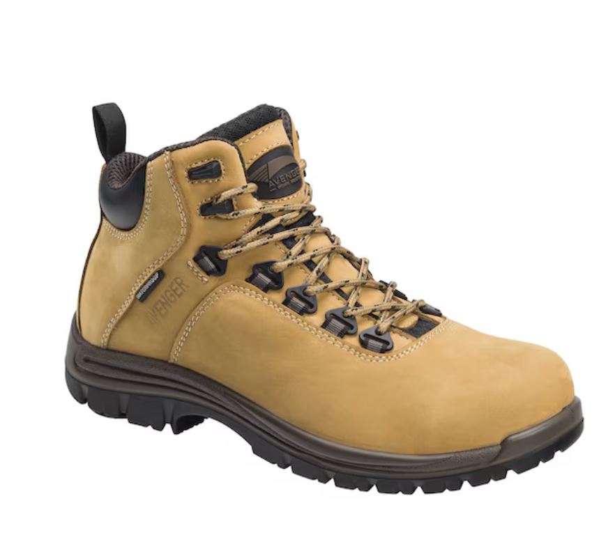 le bos Avenger Wheat Breaker Men's 6 inch Composite Toe Waterproof Leather Work Boots A7283