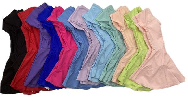 le bos Barbette Classwear Short Sleeve Dance Dress LB002 *More Colors Available