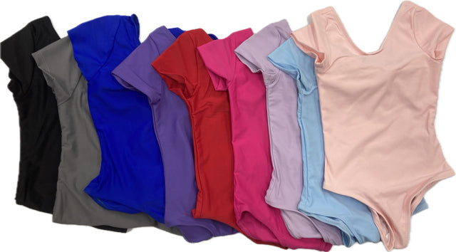 le bos Barbette Classwear Short Sleeve Leotard LB006 *More Colors Available
