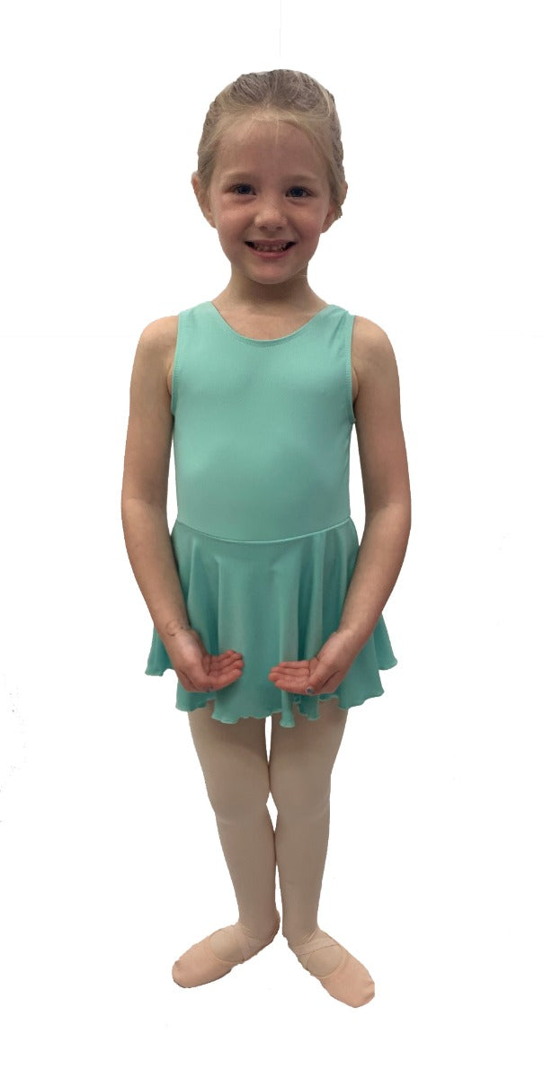 Le Bos Barbette Classwear Tank Sleeve Dance Dress With Skirt LB005 *More Colors Available