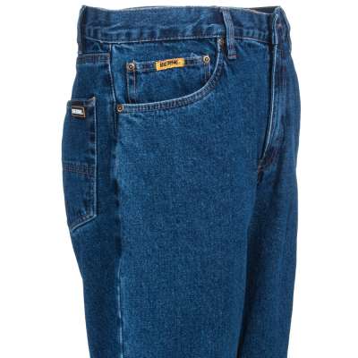 Le Bos Berne Stone Wash Dark Blue Relaxed Fit Mens Jeans P422-SWD