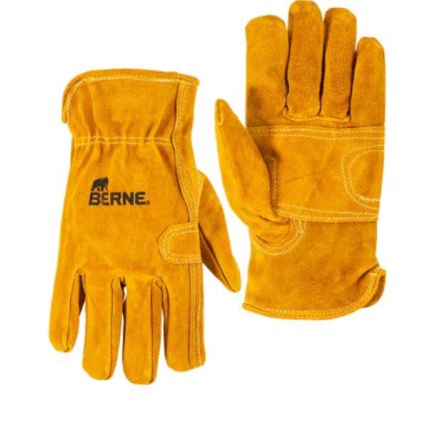 le bos Berne Workwear Gold Classic Leather Work Glove GLV67