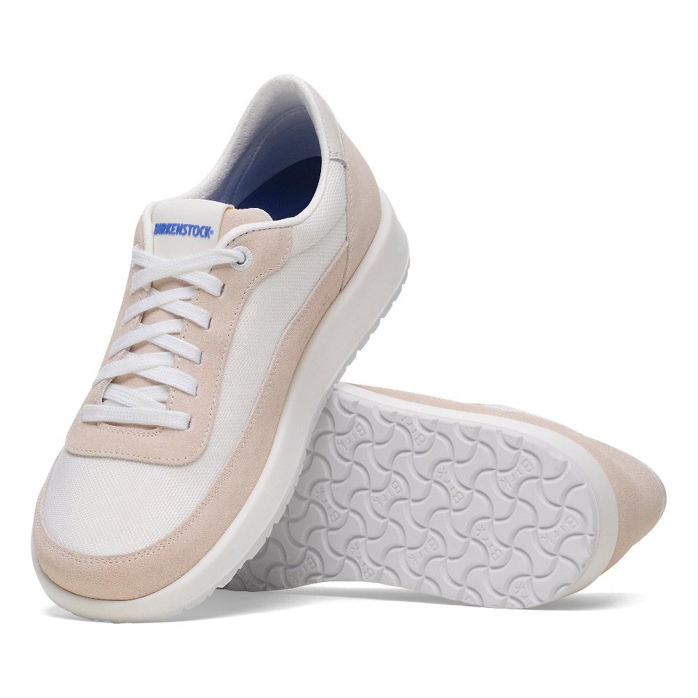 le bos Birkenstock Antique White/White Honnef City Leather-Textile Women's Sneakers R1029655