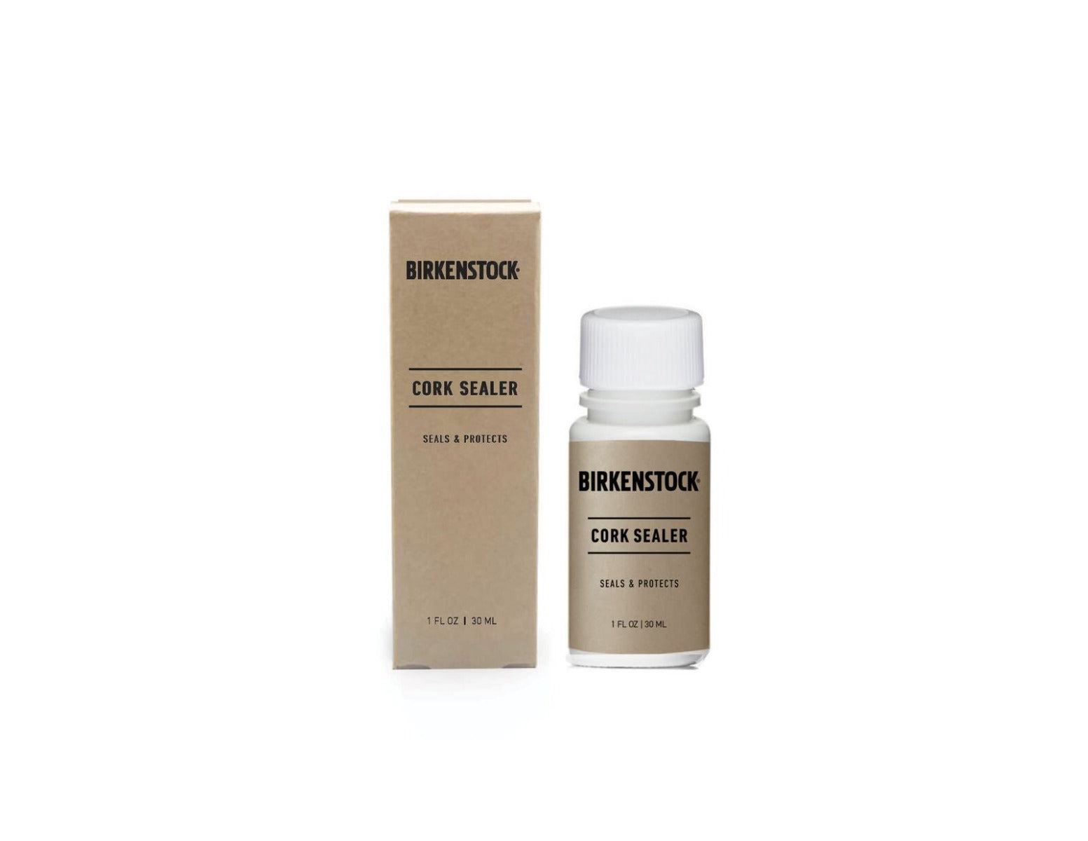 le bos Birkenstock Cork Sealer 1 oz Jar with Brush Cap