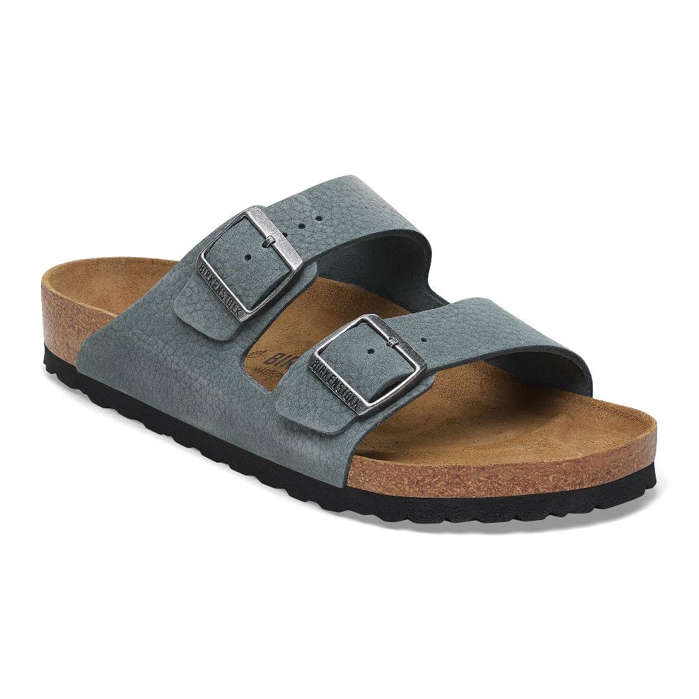 le bos Birkenstock Desert Buck Basalt Grey Arizona Men's Leather Sandals R1029182