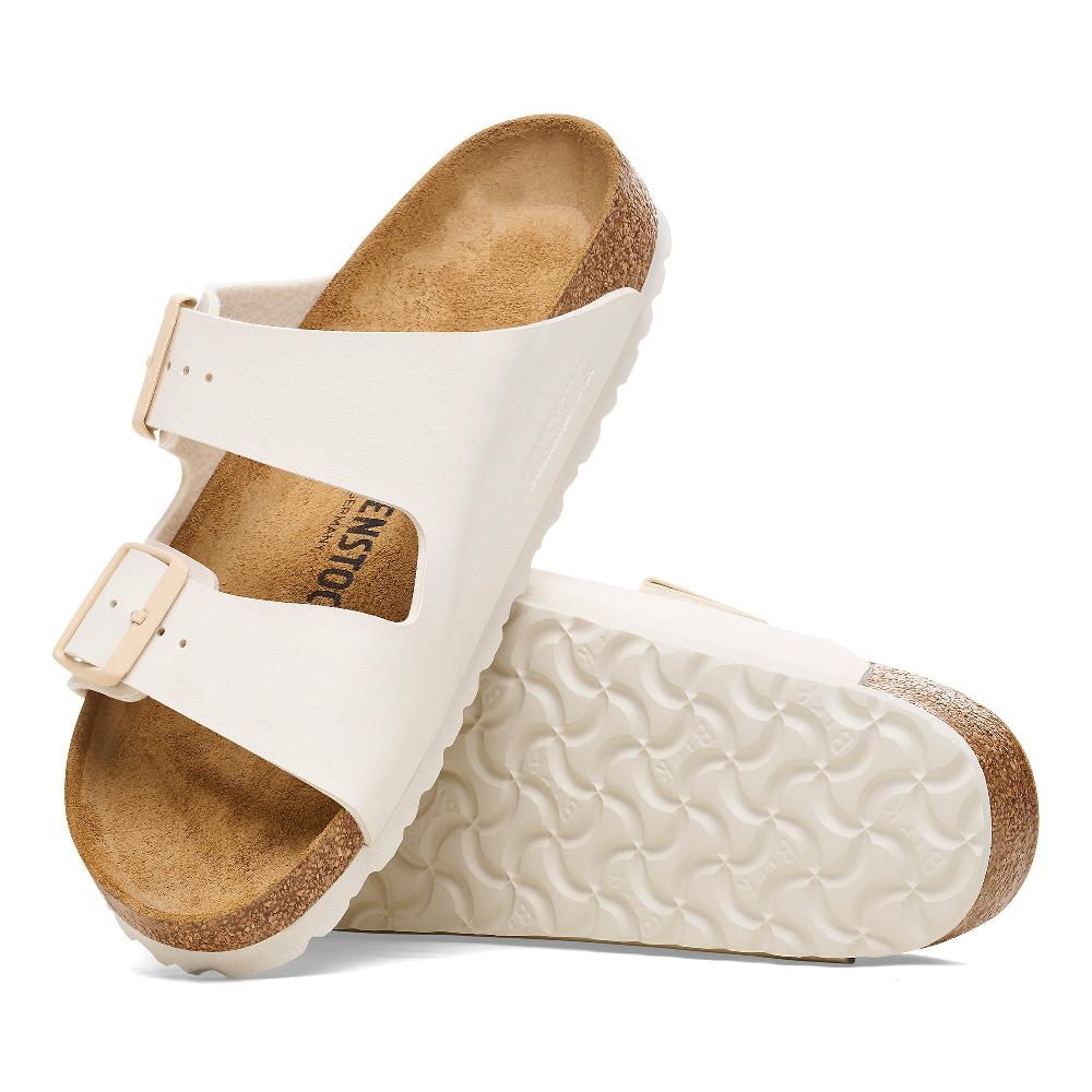 le bos Birkenstock Eggshell Arizona Birko-Flor Women's Sandals N1027339