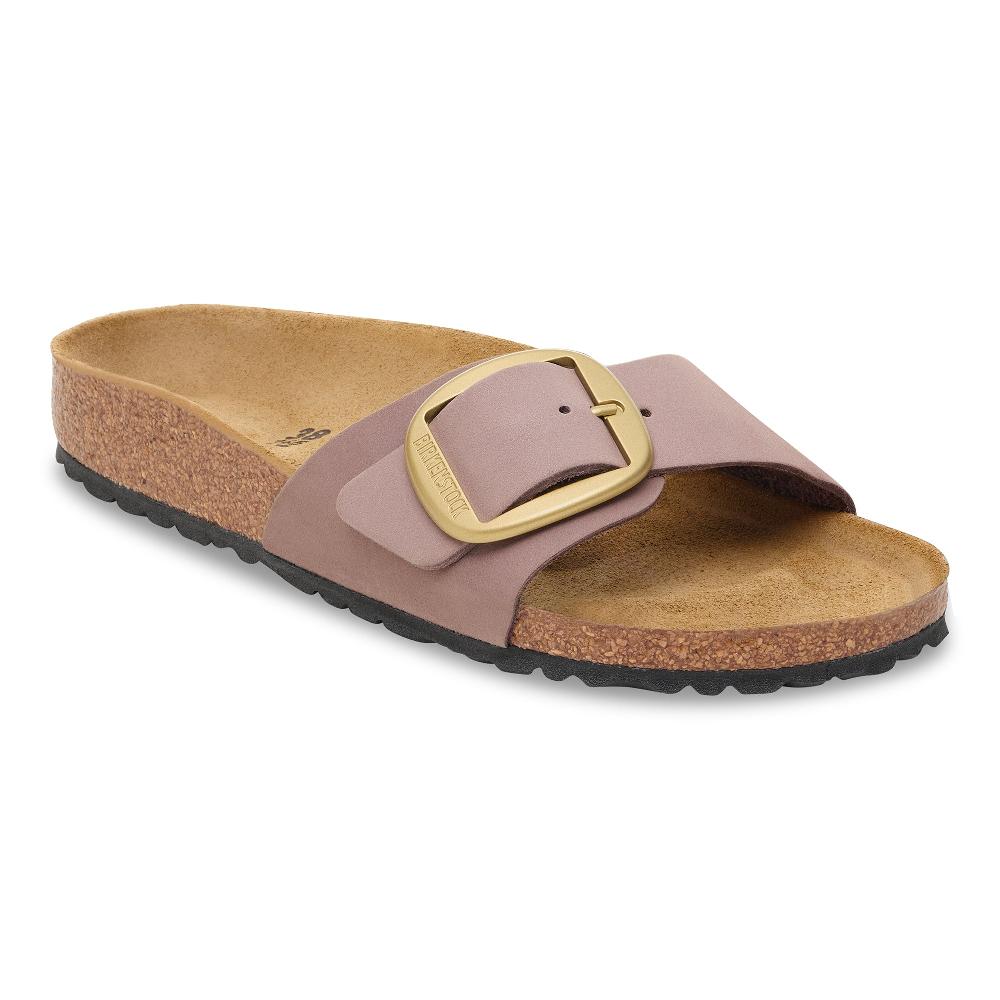 le bos Birkenstock Faded Purple Madrid Big Buckle Women's Slide Sandals 1030517